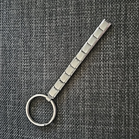 Talexia and Stainless Steel Jewelry - 10 Charm Stainless Steel and Talexia Key Ring
